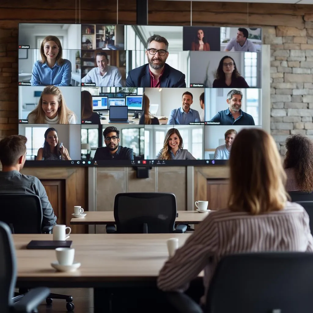 Hybrid workshop with remote and onsite participants